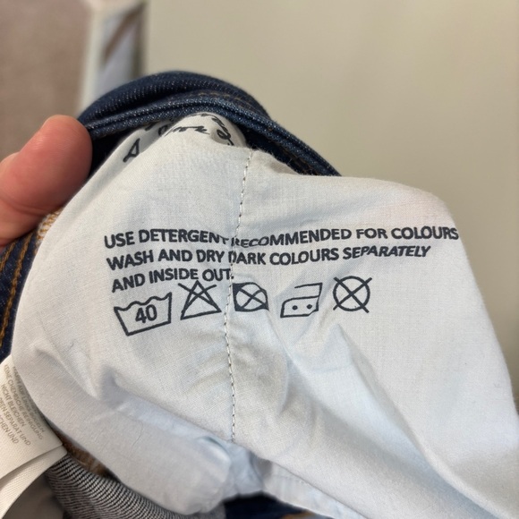 Boden The Camberwell cropped High Rise Wide Leg Jeans Size 14 - Picture 12 of 12